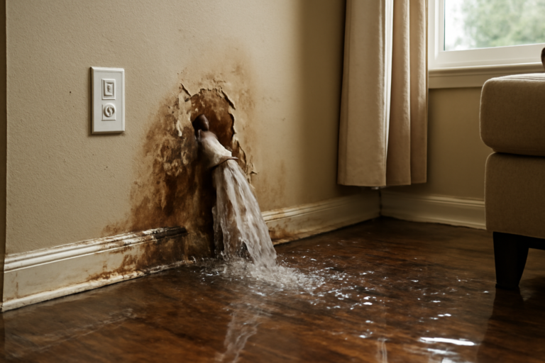 Broken Pipe Water Removal