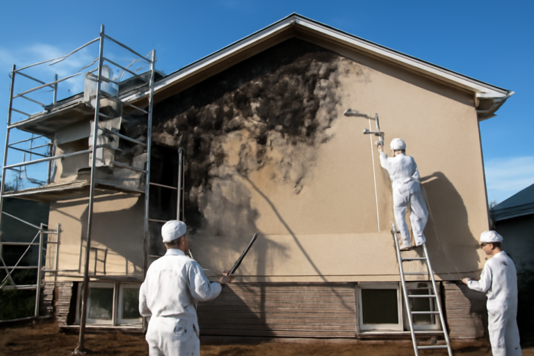Fire damage restoration service