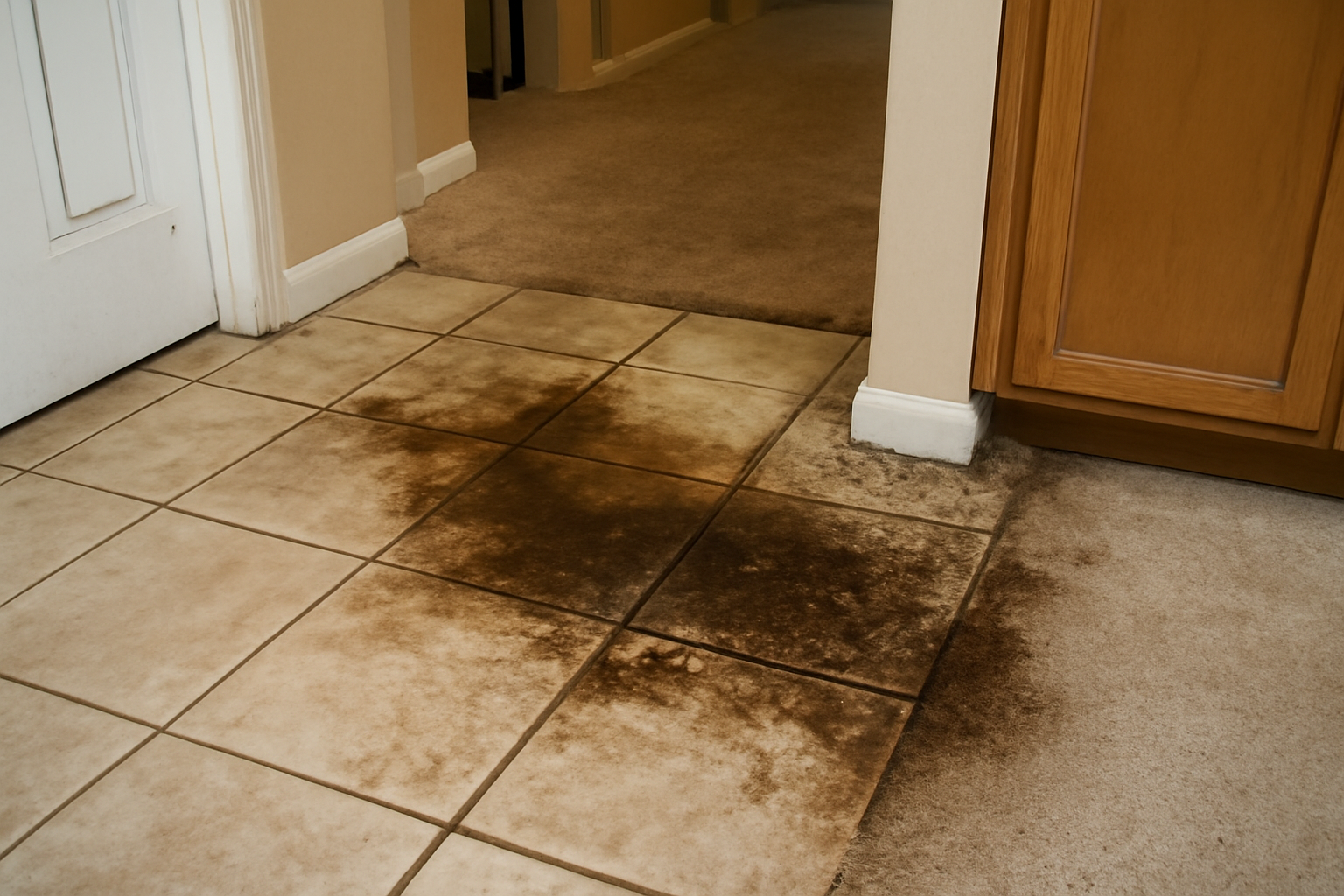 Tile Floor Water Damage Restoration in Farmington, AR